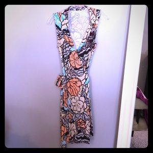 Diane Von Furstenberg wrap dress.